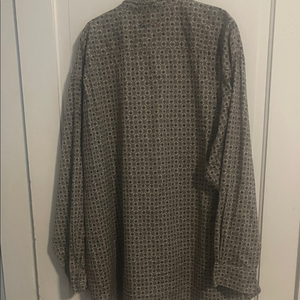 Greg Norman Collection Geometric Pattern Shirt - Picture 3 of 3